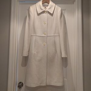 Anne Klein off white coat size 4